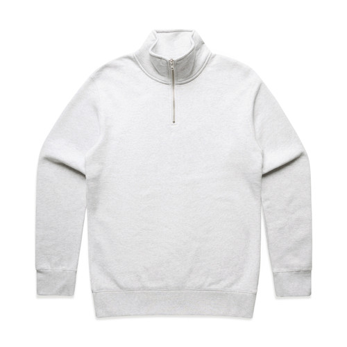WHITE HEATHER stencil-half-zip-crew-whiteheather